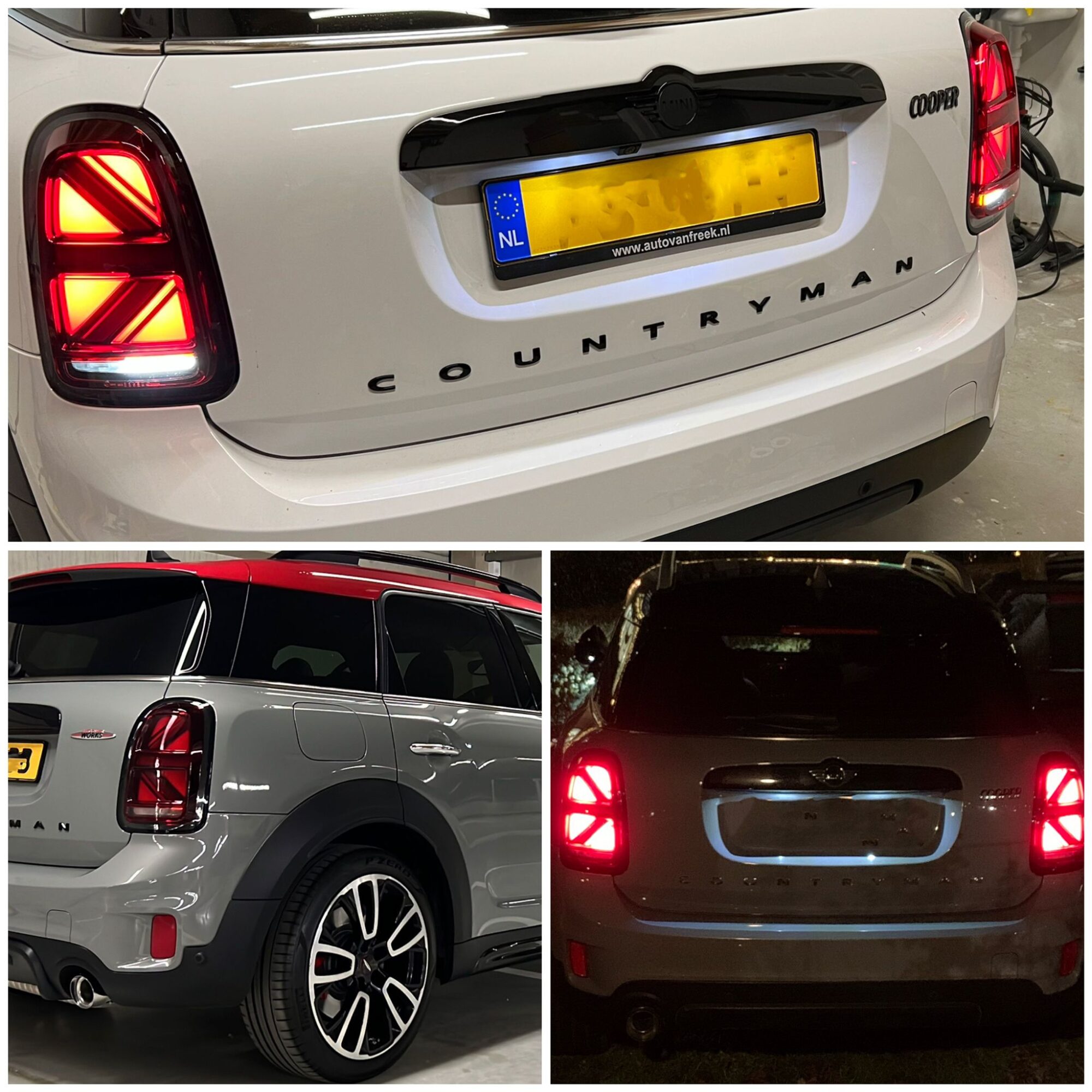 Mini Retrofit Union Jack Facelift Achterlichten Countryman F60 EACarWorks Mini