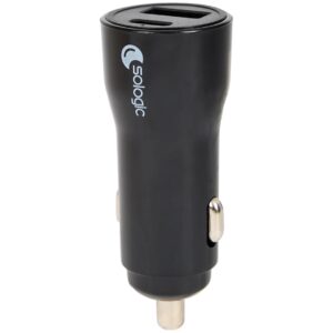 Car charger 12v 2-port 12w